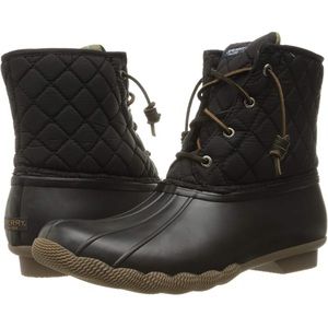 Sperry Saltwater Core Boots in Black